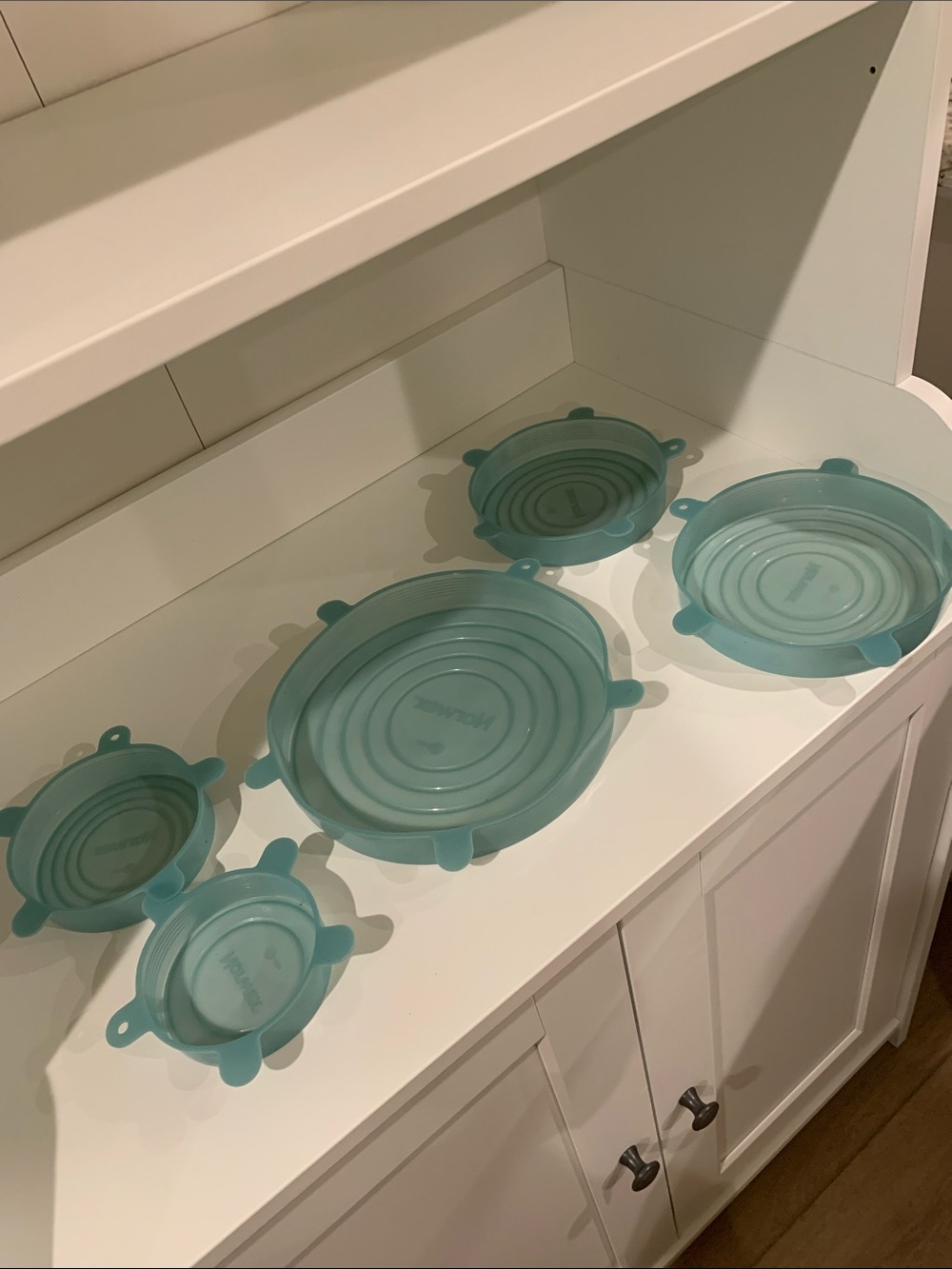 Norwex Aqua Silicone Stretch Lid Set